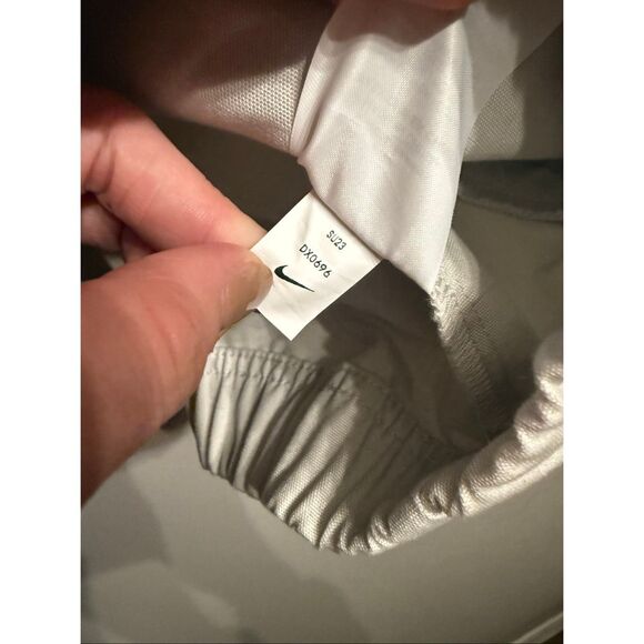 Nike Off-White Canvas Half Zip Long Sleeve Oversized Windrunner Jacket Medium - Picture 6 of 6